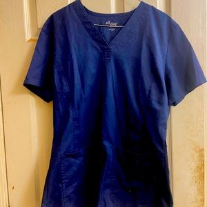 Navy Scrub Top